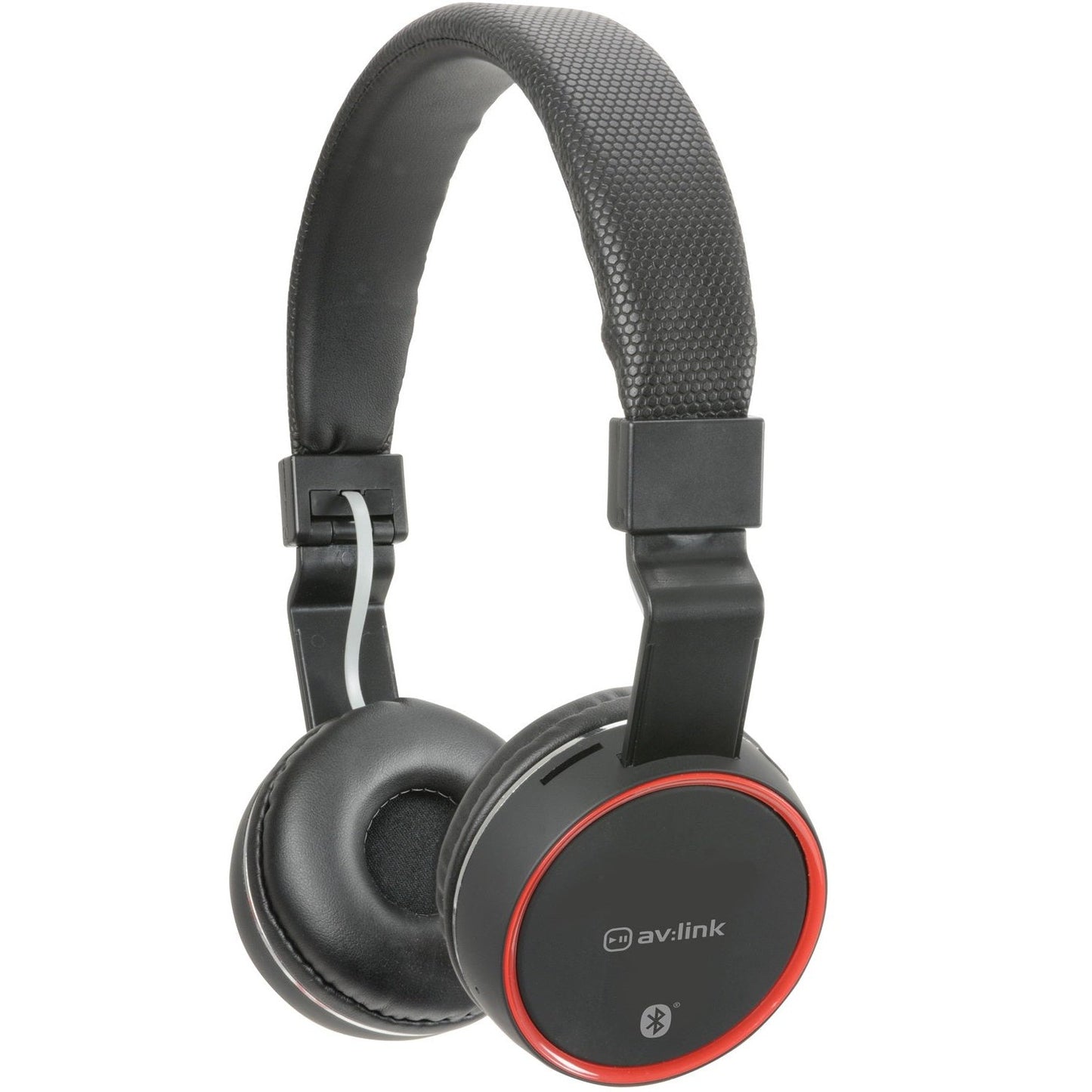Bluetooth Headphones RECHARGABLE WIRELESS Music SD Card Slot BLACK