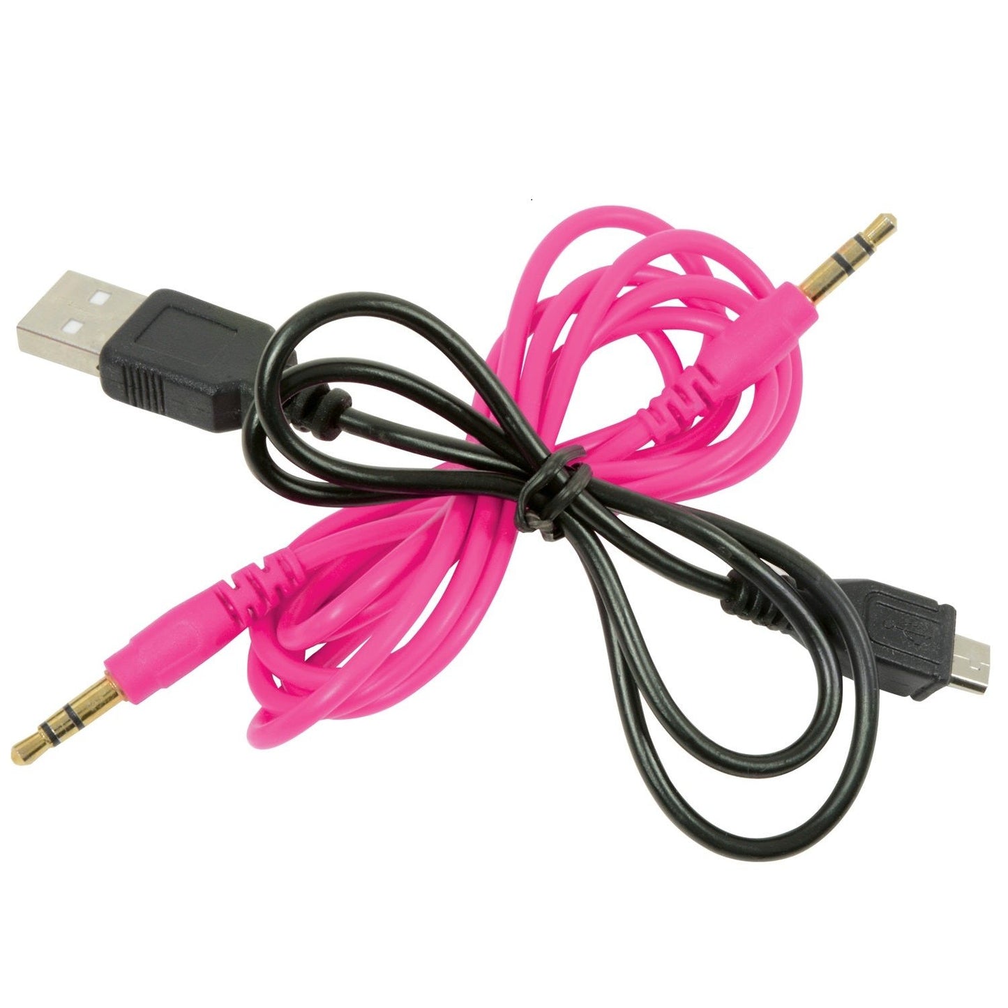 Bluetooth Headphones RECHARGABLE WIRELESS Music SD Card Slot PINK