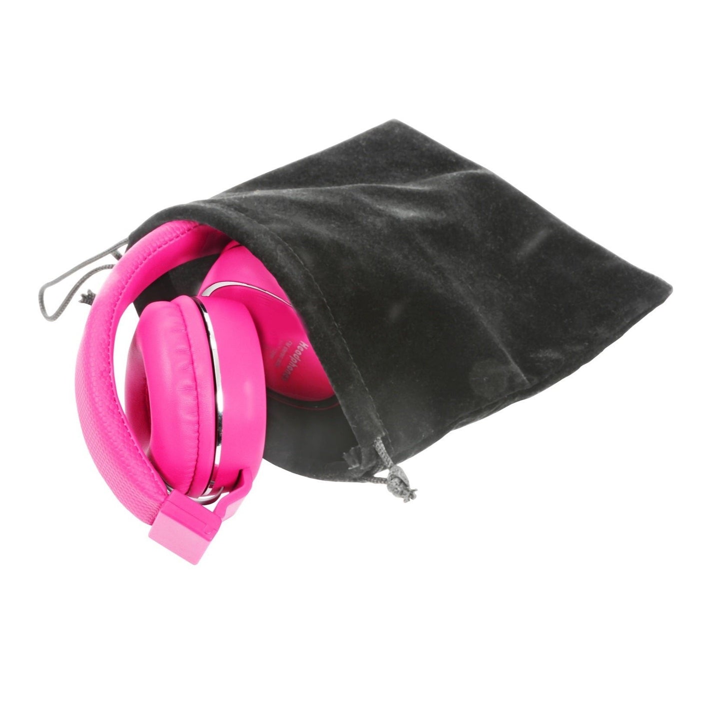 Bluetooth Headphones RECHARGABLE WIRELESS Music SD Card Slot PINK