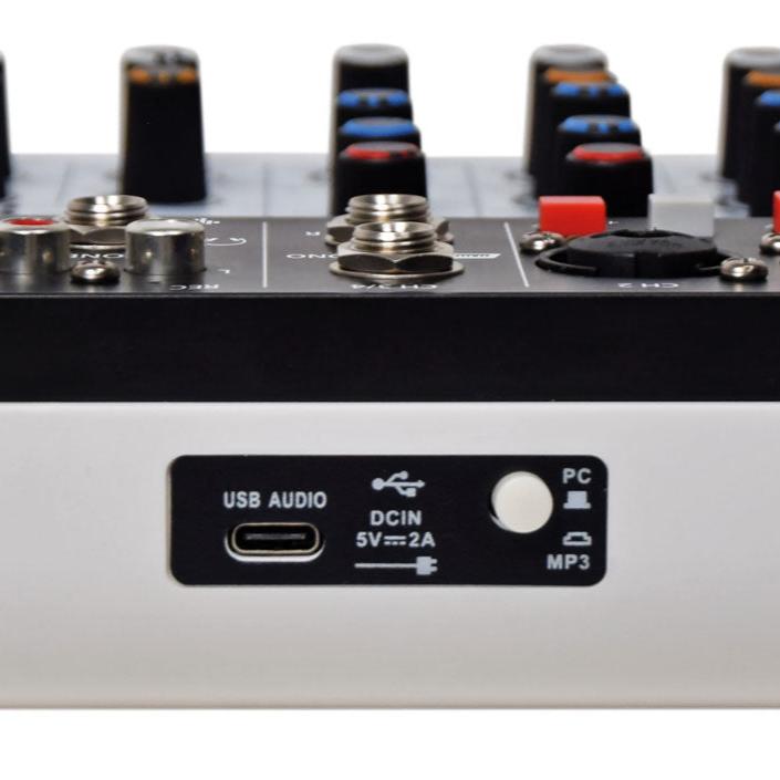 Mini Mixer USB Bluetooth Audio Interface - Citronic Q-PAD