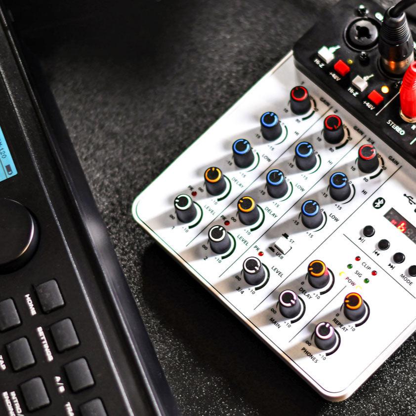 Mini Mixer USB Bluetooth Audio Interface - Citronic Q-PAD