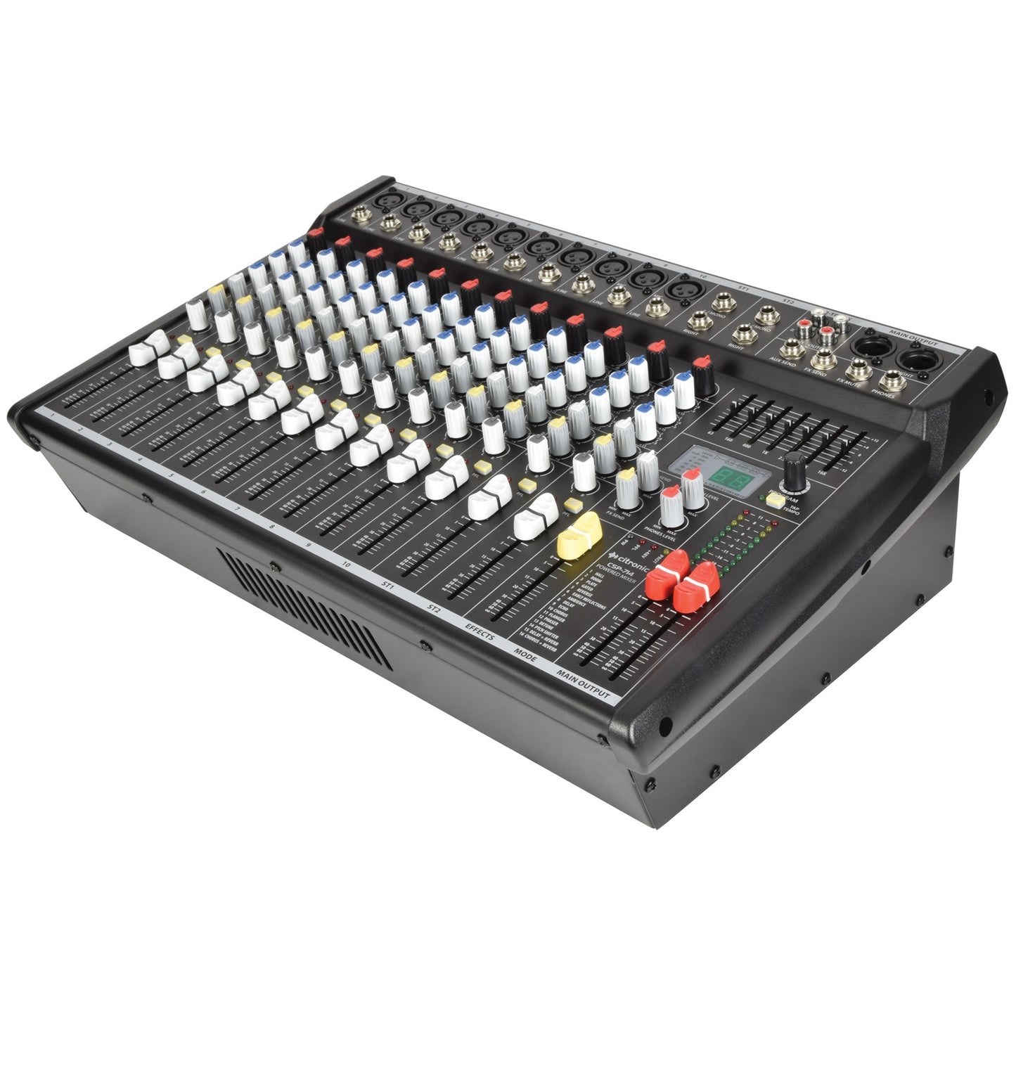 Citronic CSP-714 Compact Powered Mixer with DSP 14 input, 2 x 350W Amplifier