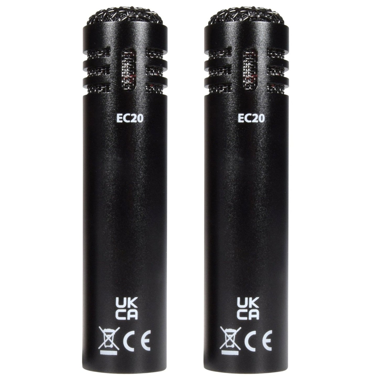 Condenser Microphones Stereo Pair Citronic ECM20 Instrument / Choral Mics