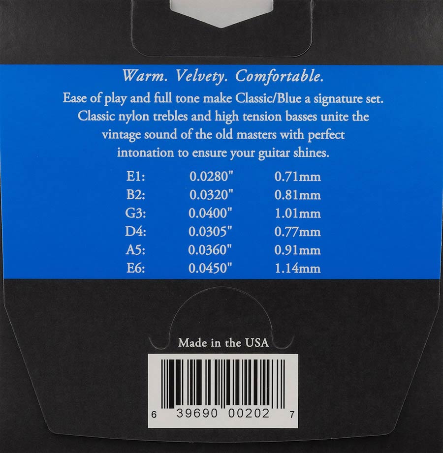 Augustine Blue - Classical Nylon String Set