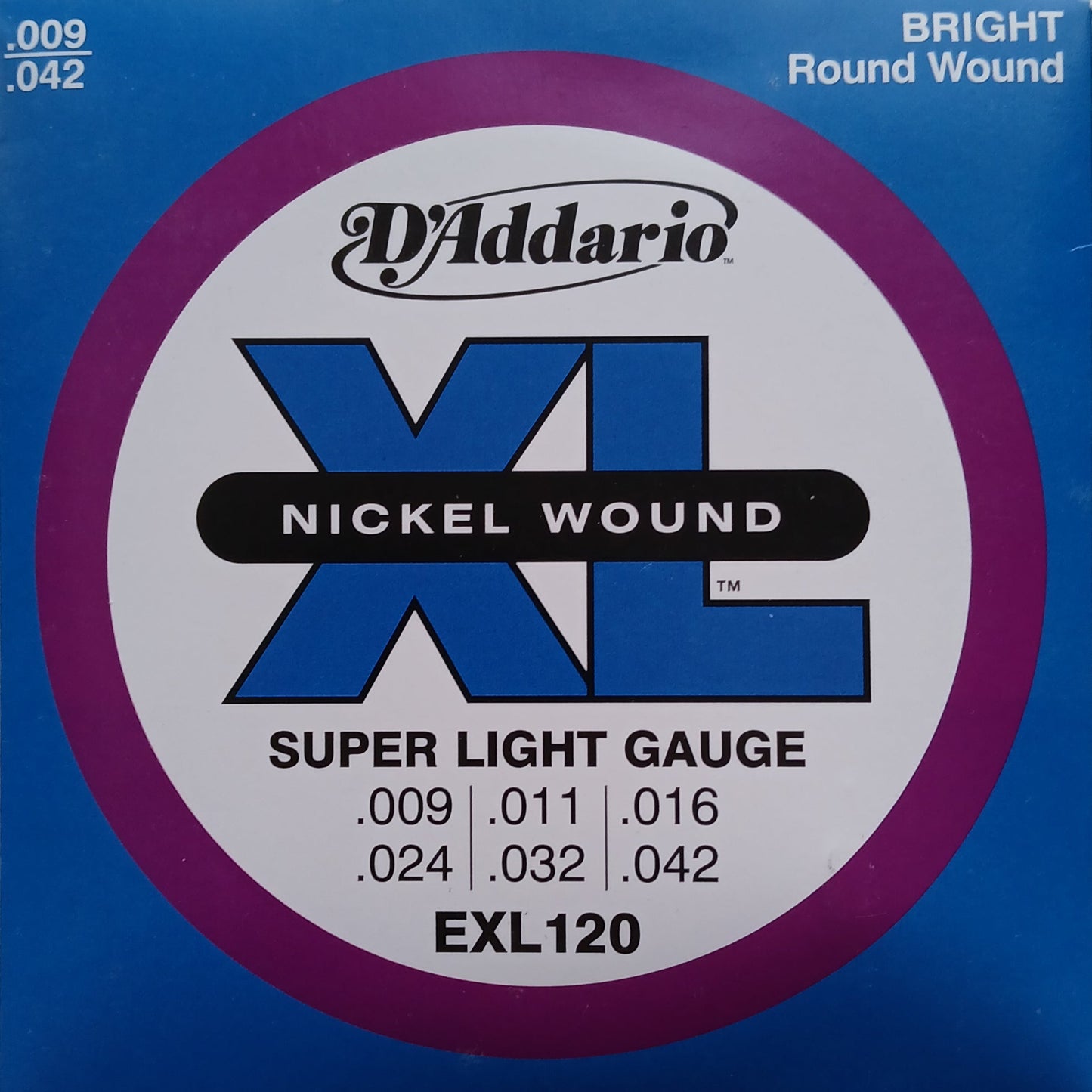 D'Addario Electric Guitar Strings Super Light 9-42 - EXL120