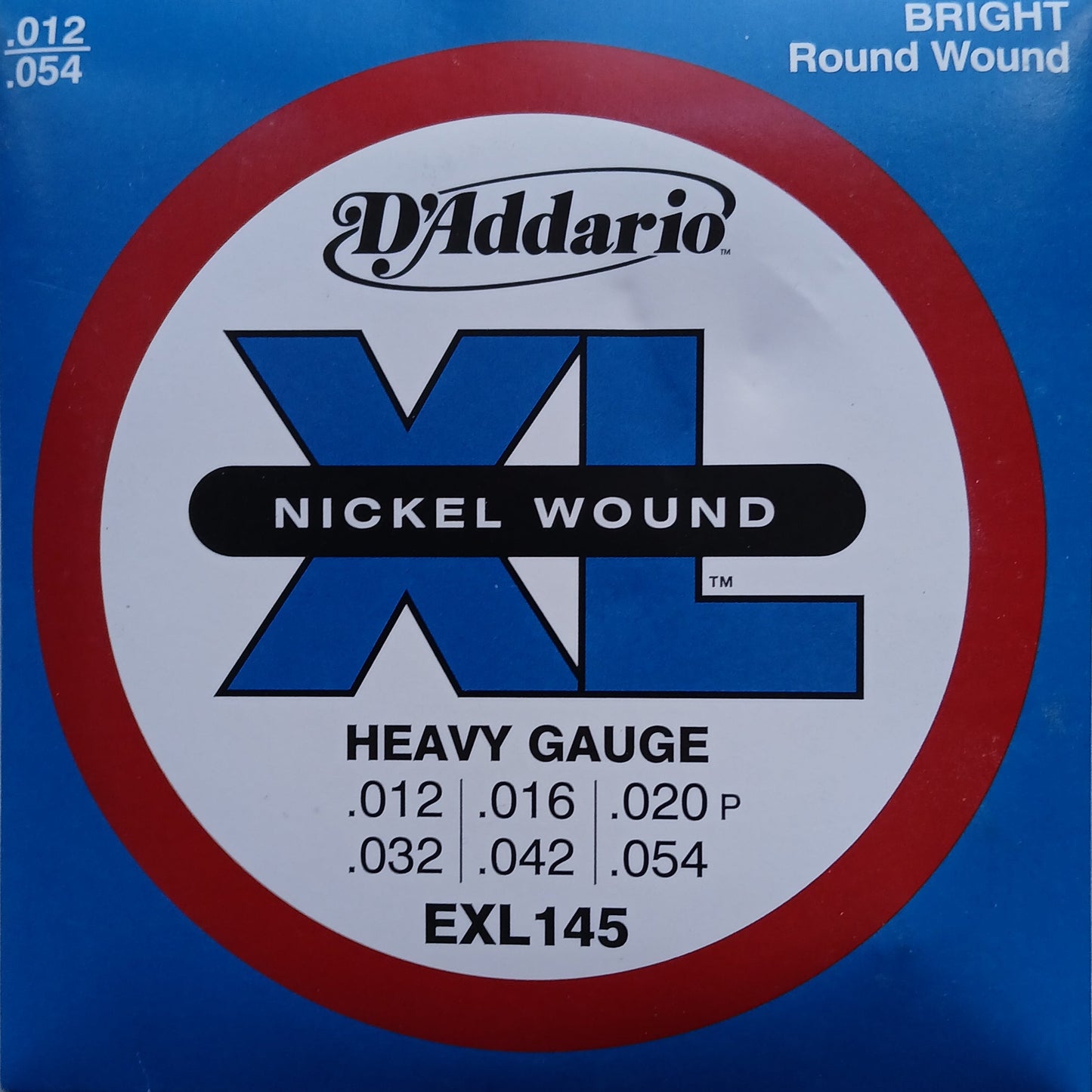 D'Addario Electric Guitar Strings Heavy Gauge 12-54 - EXL145
