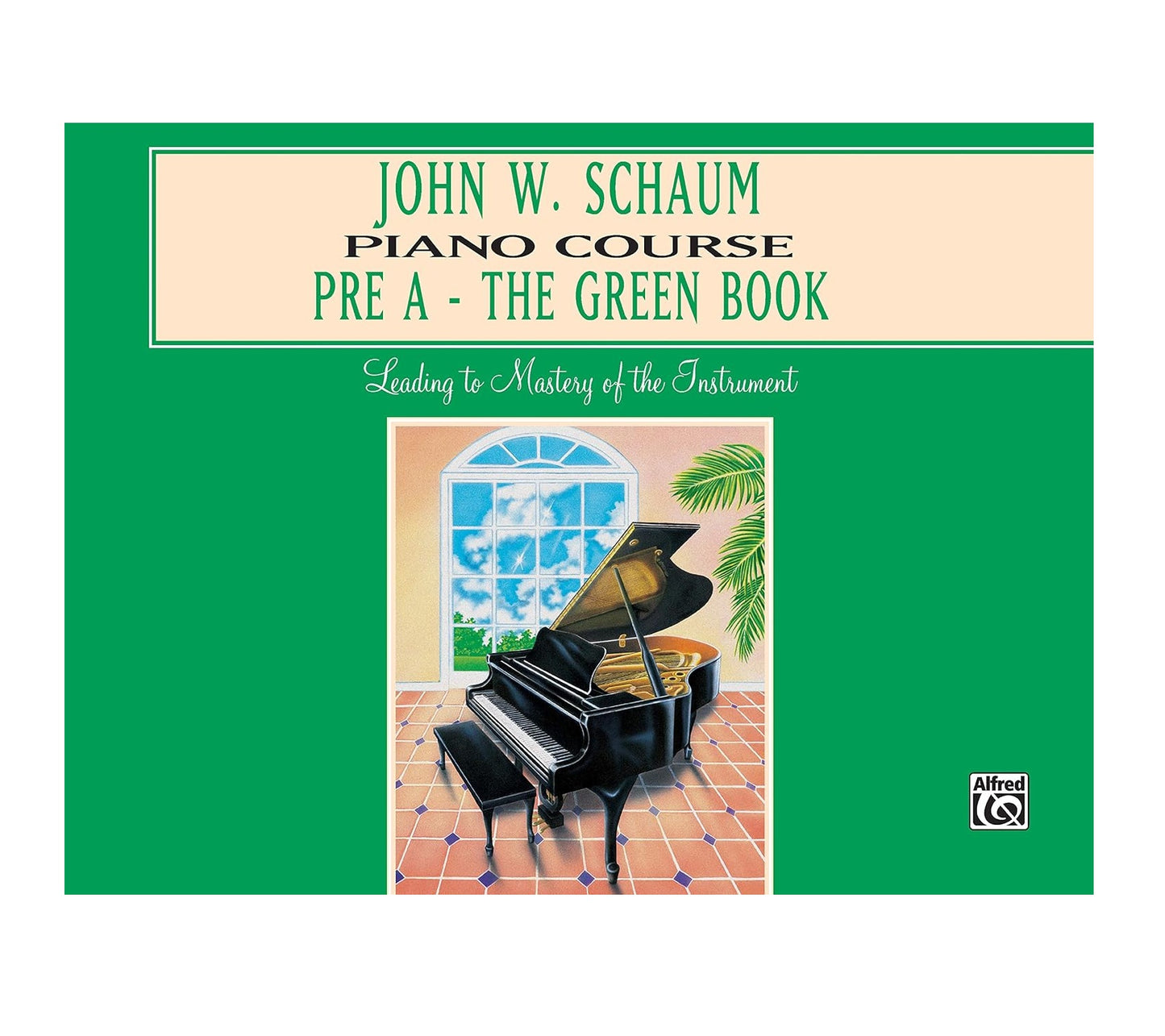 Piano Course Pre A The Green Book - Wesley Schaum - 02915618139
