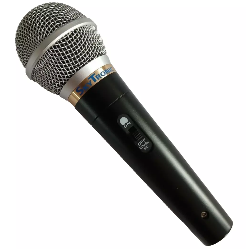Dynamic Microphone With Flight Case & Cable - SkyTronic