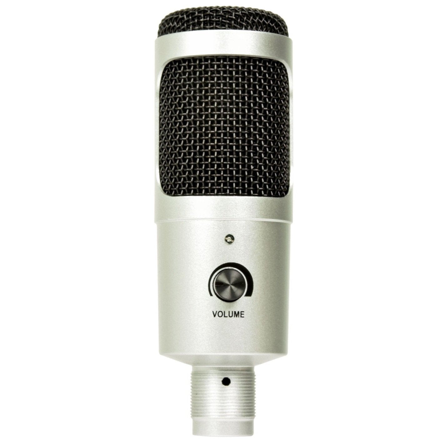 USB Microphone With Stand & Cable +Vol Control - Citronic CU-POD2