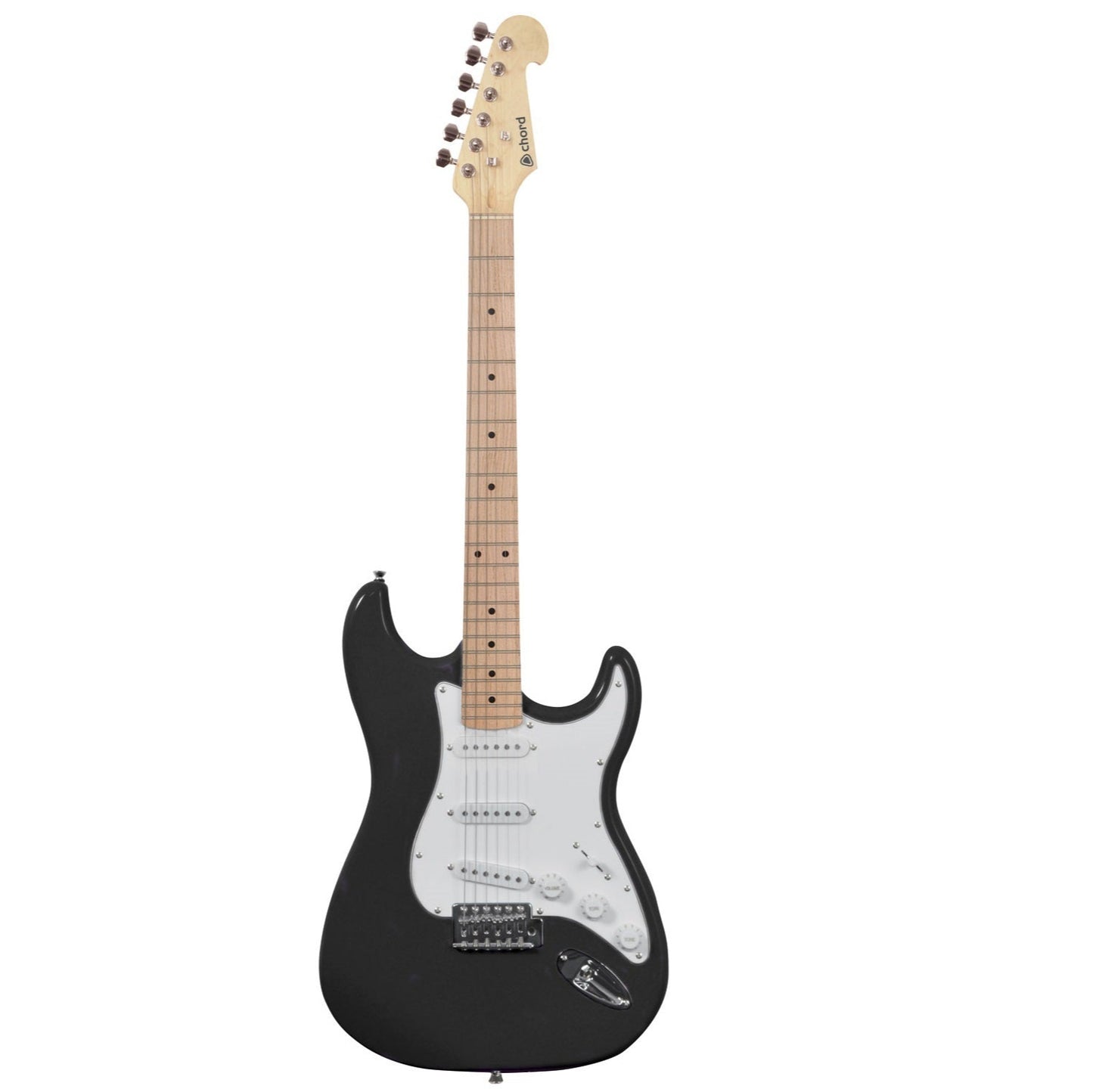 Chord Electric SC Guitar Black CAL63M-BK