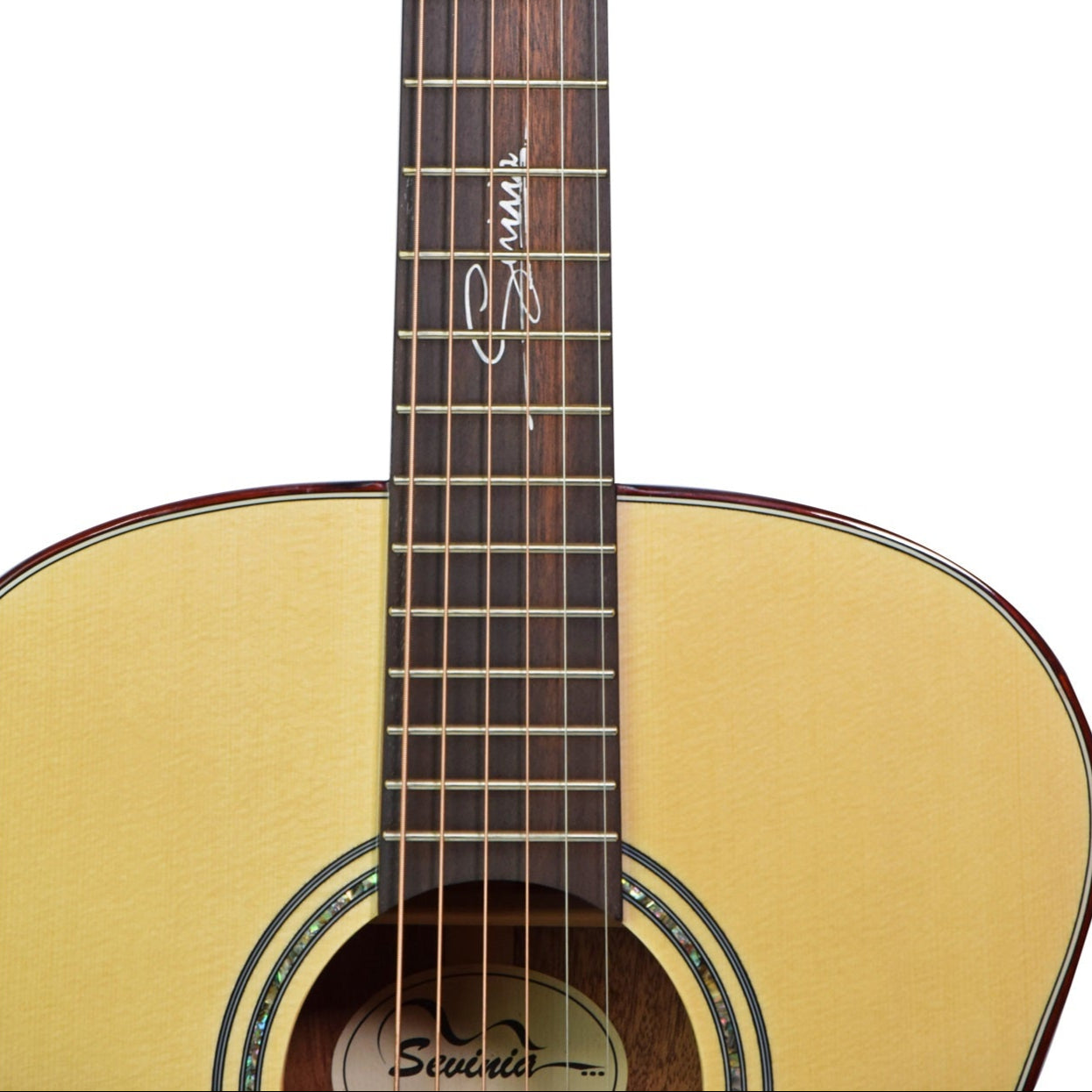 Sevinia Signature Series Solid Spruce & Mahogany Orchestra Electro-Acoustic Guitar SW41C