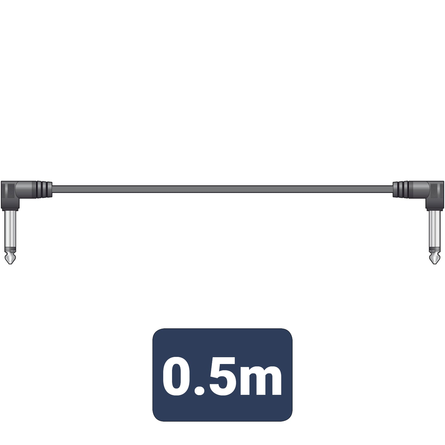 Patch Leads 6.3mm Mono Jack Plug - 6.3mm Mono Jack Plug PACK OF 6