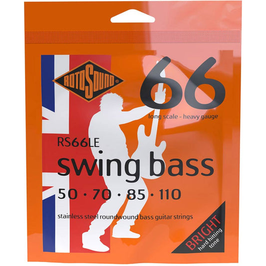 Electric Bass Guitar Stainless Steel 50-110, Heavy Gauge String Set