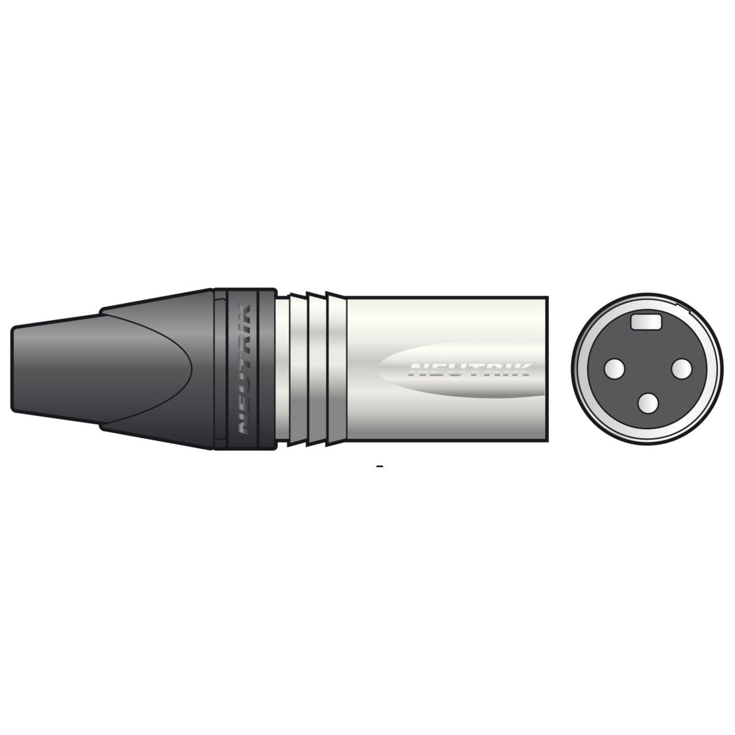 Neutrik XLR NC3MXX 3-Pole Male Line Connector MICROPHONE / LINE CABLES
