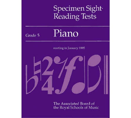 Specimen Sight Reading tests Grade 5 Piano ABRSM - Alan Ridout - 1854727702