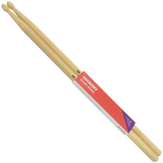 Hickory Drumsticks 5B WOOD TIP Pair - Chord H5BW