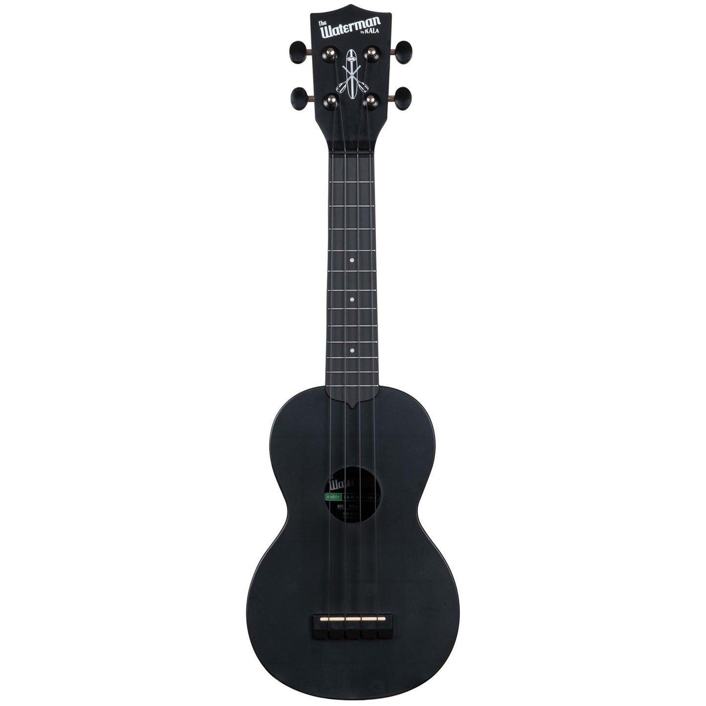 Kala Waterman Soprano Ukulele - Black Sand