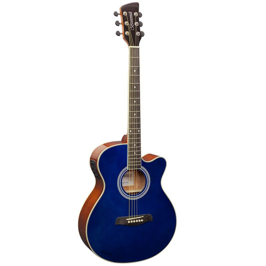 Electro-Acoustic Guitar Blue Grand Auditorium - Brunswick BTK50BL