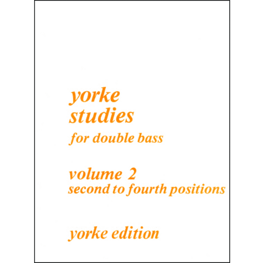 Yorke Studies for Double Bass Volume 2 - Rodney Slatford -   9790570590865