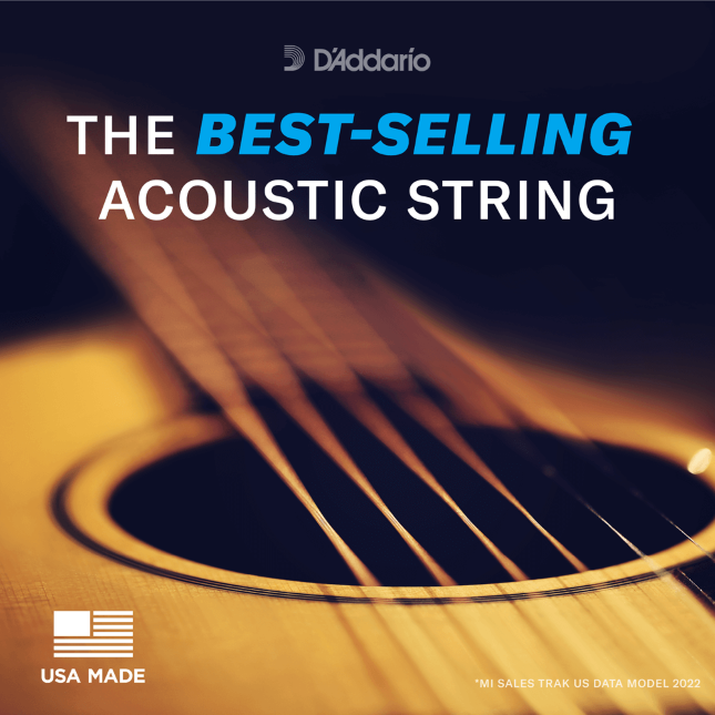 D'Addario Phosphor Bronze Acoustic Guitar Strings 3 Pack 12-53 EJ16-3D
