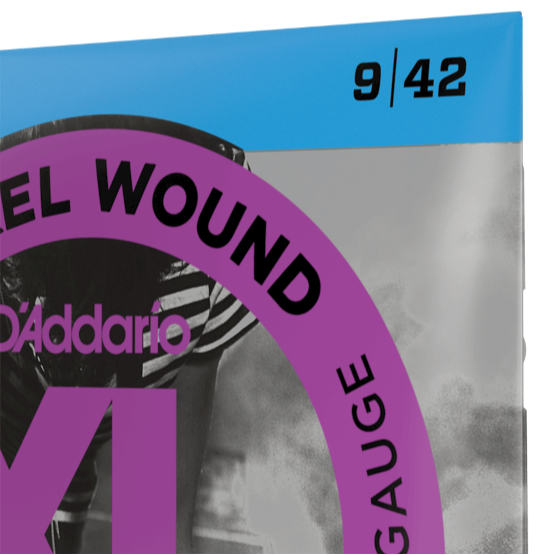 D'Addario XL Nickel Electric Guitar Strings 09-42 Super Light EXL120