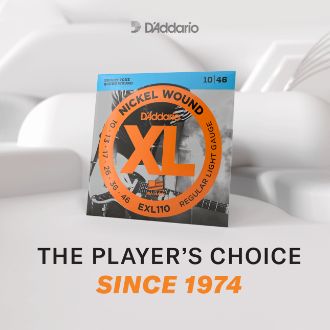 D'Addario XL Nickel Electric Guitar Strings 3 Pack 10-46 EXL110-3D