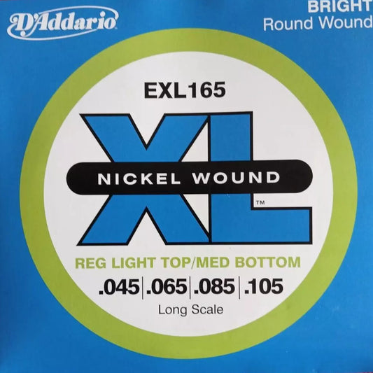 D'Addario Bass Guitar Strings 45 - 105 - EXL165