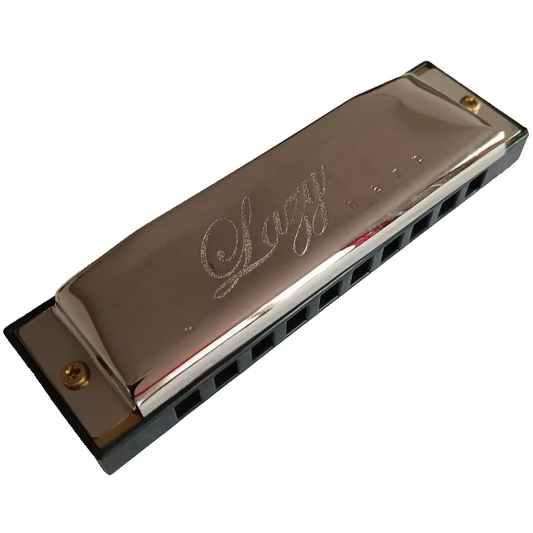 Harmonica MOUTH ORGAN Lazy Harp Diatonic 10-Hole Blues Harp Key A