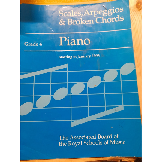 Scales, Arpeggios & Broken Chords Grade 4 Piaano - Alan Ridout - 1854727613