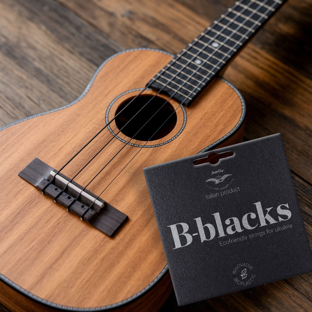 Aquila B-Blacks Soprano / Concert Ukulele String Set